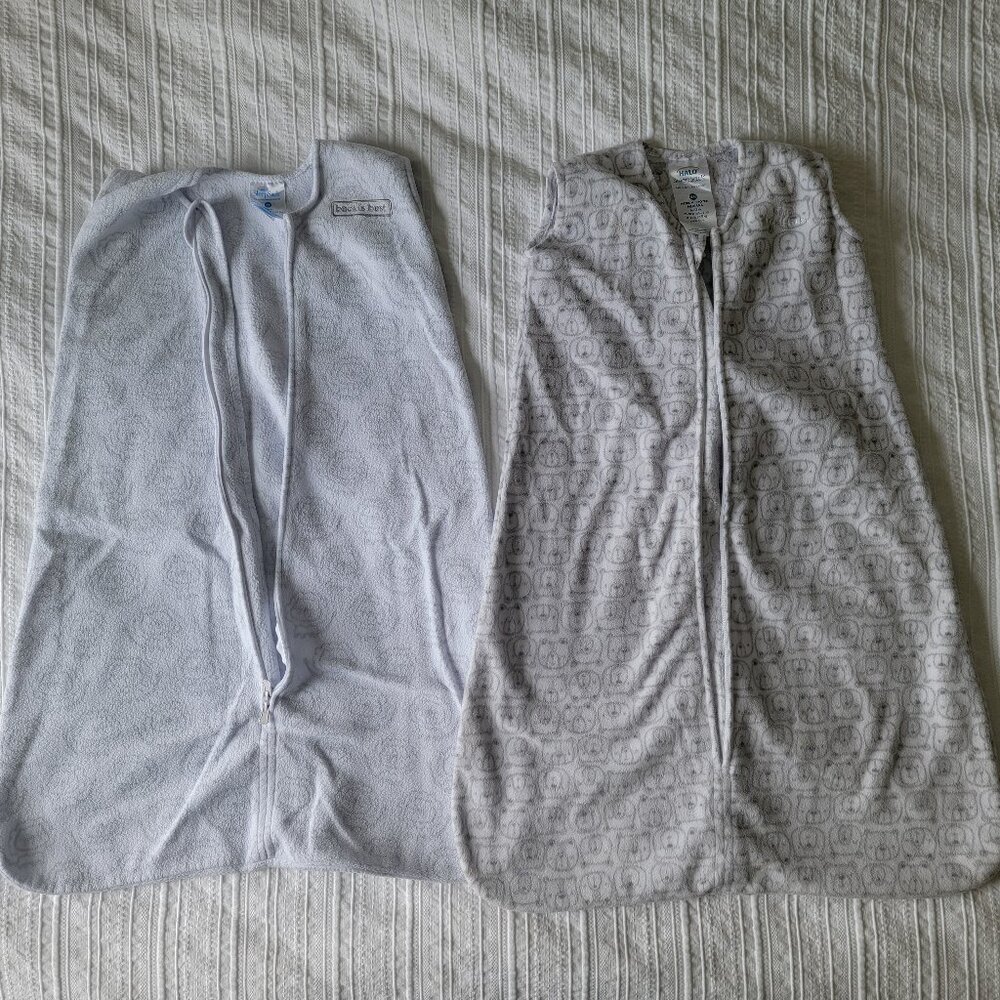 HALO Innovations SleepSack Wearable Blanket Micro Fleece (Quantity 2)